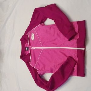 Nike front full zipper track jacket Size M